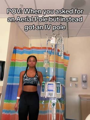 A post by @savannahcourtney_ on TikTok caption: Just gets better and better everytime I’m in the hospital 🕺 #fyp #foryou #4u #hospital #migraine #relatable #foryoupage #severemigraines #relatablefyp #aerialpole #foruyou #foryoupg #4u #aerialpoledance #dance #fyp #dancetok