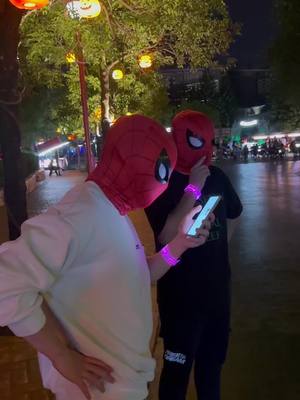 A post by @decompressionhall on TikTok caption: Halloween limited masks take you into the world of superheroes? #halloween #spiderman #cool 