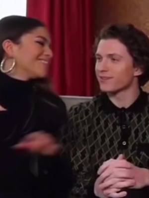 A post by @tqmdayq on TikTok caption: #tomdaya #zendaya #tomholland their attractiveness😻 and zendayas face😭🩷 love them❤️