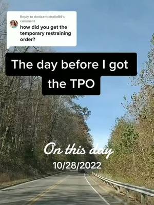 A post by @glorithegreatbackup on TikTok caption: #onthisday #domesticviolencesurvivor #glorithegreatbackup #tpo