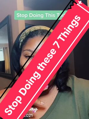 A post by @glowupcoach21 on TikTok caption: #onthisday Stop Doing These 7 Things It Will Bless Your Life #drsakinah #soulcarewithdrsakinah #soulcaretipswithdrsakinah #soulcarequeen #christianselflove #christianblogs #spiritualdeclaration