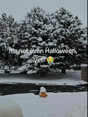 A post by @raynieroo101 on TikTok caption: #Halloween #snow #wtf #colorado #😭 #brrr #cold #coldweather #fy #fypシ #foryoupage #foryou #fyp