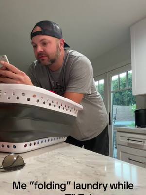 A post by @realtordad on TikTok caption: It takes me a good 3 days to get through a #load of #laundry #realtordad #parentlife #aintitthetruth 