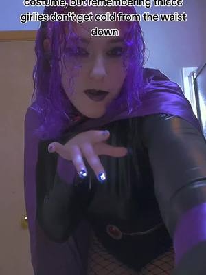 A post by @trippy_fairy16 on TikTok caption: #ravencosplay #happyhalloween #hallowneen2023 #teentitans