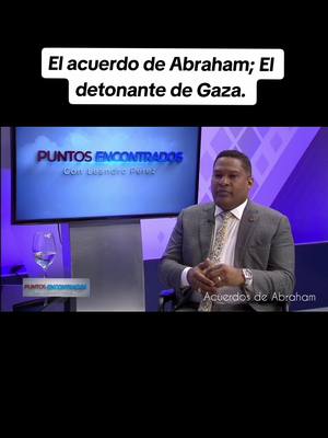 A post by @jhanelferreras on TikTok caption: El acuerdo de Abraham; El detonante de Gaza.