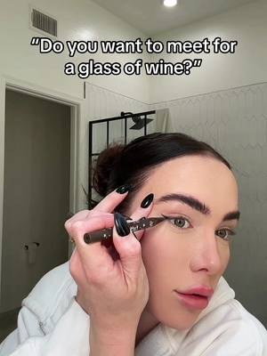 A post by @sierralyon on TikTok caption: i’ll be there in 5 👀 #yes #yesido #getreadywithme #getready #bereadyin5 #fastmakeup #fastmakeuptutorial #quickbeat #lightbeat #wine #winetiktok🍷 #winetime #glassofwine #yepyepyep #fyp #hurry #hurryup #imontheway #fyp #foryou #foryoupage #xyzbca #rollofthedice #lol #relateable #girls #endcap #trendingsong #lighteningmcqueen