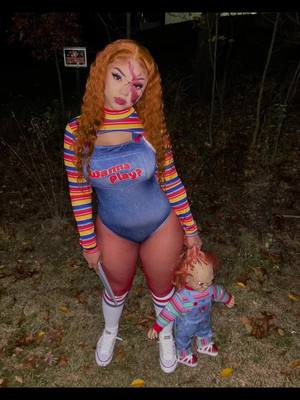 A post by @daisajee on TikTok caption: sooo i was chucky for halloween 😊🔪