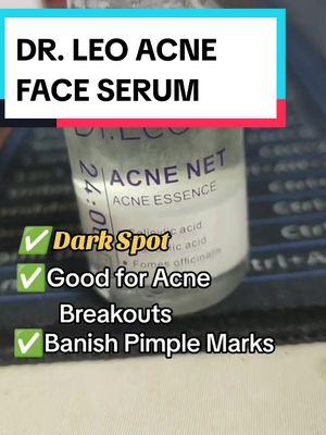 A post by @mhundztv on TikTok caption: For Pimples, Acne, Pimple Marks and Dark Spot #drleoacneessence #drleo #fyp #foryoupage 