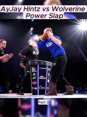 A post by @wildernesscookingreal on TikTok caption: AyJay Hintz vs Wolverine Light Heavyweight#powerslap #power #fypシ #slaps #foryou #tiktoker #ayjayhintz #ayjaytee #wolverine 