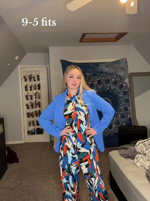 A post by @haleyhupke on TikTok caption: 9-5 fits except i missed a day and used a PTO day this week #9to5 #fitcheck #workootd #ootw #workfit