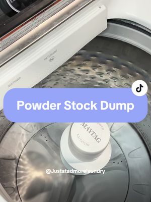 A post by @justatadmorelaundry on TikTok caption: Good morning my little peaches🍑❤️! Dump my powder stock with me, so while im mostly away i can just start over. I love you guys, im not gone gone, just not here everyday. I see my doctor Wednesday for a plan for treatment. Ill keep you updated 🥰#laundry #laundrytok #laundryoverload #laundryobsession #laundrypowder #laundrydetergent #laundrydetergents #laundryoverload🧺♥️ #laundrylover 