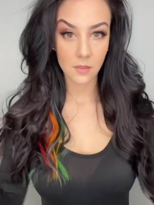 A post by @memphis901_pride on TikTok caption: #rainbowhair #Pride 