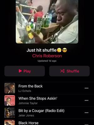 A post by @chrisfrmdasip_ on TikTok caption: Just hit shuffle 😎 43 hours of that good stuff ! #mississippi #blues #fyp #southernsoulblues