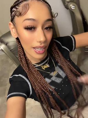 A post by @malloryyangel on TikTok caption: @zariahh❤️   On the braids #fyp