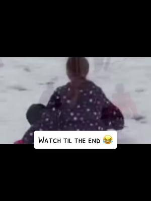 A post by @heather_estelle_443 on TikTok caption: #funny #fypシ #VIRAL #sledding 