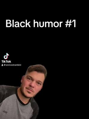 A post by @enricostrambini on TikTok caption: Black humor #blackhumor #greenscreen #bocelli #perte 