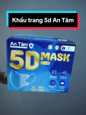 A post by @dvi.review1789 on TikTok caption: Khẩu trang 5d quá đẹp, quá rẻ luôn mọi người ơi. Săn ngay mã vocher 50% + Mua 1 tặng 1 tại link gắn bio nhé😍 #khautrang5d #phukienthoitrang #fyp #review 