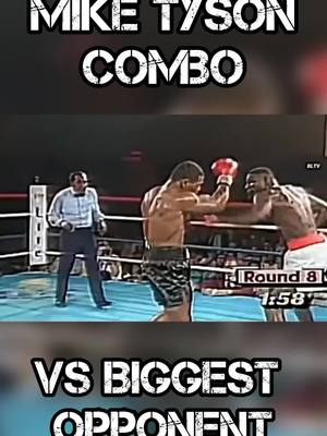 A post by @improveboxing on TikTok caption: AMAZING COMBO @miketyson 🔥👑 #improveboxing #boxing #miketyson #peekabo #knockout #Footwork #fyp 