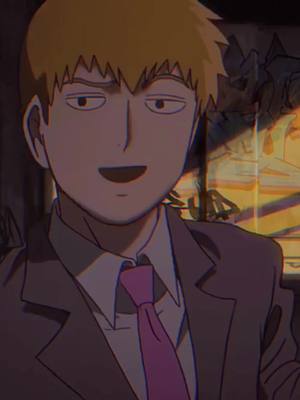 A post by @isreigen on TikTok caption: HELLO ISREIGEN NATION! IVE RETURNED! #anime#mobpsycho100#reigenarataka#edit#anime#edit 