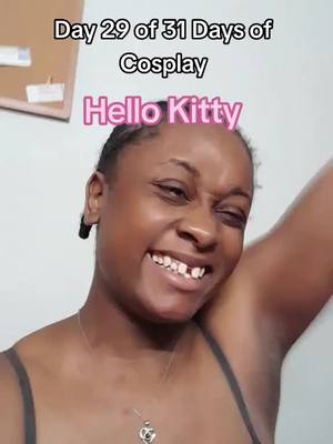 A post by @irlmirko on TikTok caption: Hello this is Kitty. #hellokitty #hellokittyandfriends #hellokittycosplay 