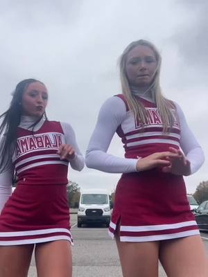 A post by @jennaaroman on TikTok caption: Happy basketball season😇😇 #ua #universityofalabama #rolltide #fyp #bamacheer