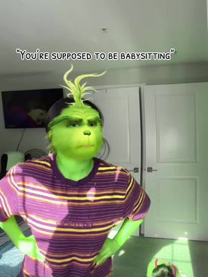 A post by @jaece16 on TikTok caption: Yes i am! #fyp #trend #grinch #grinchtiktok #grinchmas