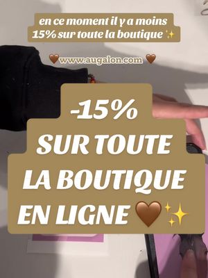 A post by @au_galon on TikTok caption: Foncez sur la boutique en ligne ✨ www.augalon.com 