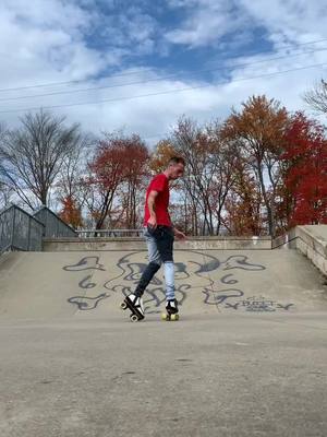 A post by @ryan.sk8s on TikTok caption: Sometimes all you need is good vibes.  #rollerhype 