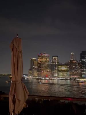 A post by @sherrie2204 on TikTok caption: Not morning, but still beautiful #nyc #skyline #brooklynbridge