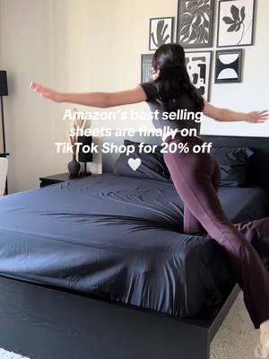 A post by @alaniestelle on TikTok caption: affordable AND high quality 😌 #mellannibedsheets #mellanni #amazon #amazonfinds #amazonmusthaves #amazonfavorites #amazonprime #amazongiftideas #amazongiftguide #giftideas #giftsforher #giftsforhim #giftsformom #bedsheets #bedroomdesign #bedideas #tiktok #TikTokShop #fyp