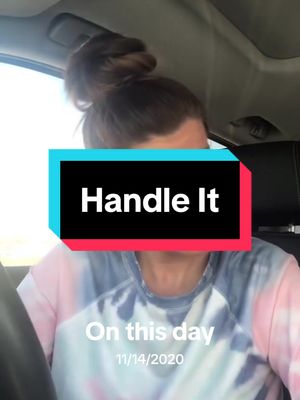 A post by @carrieann380 on TikTok caption: Still my motto #onthisday #handleit #getshitdone #mommode #coffee #messybun 