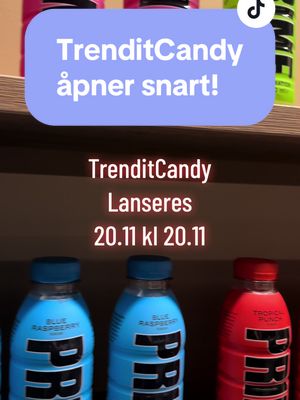 A post by @trenditlive on TikTok caption: Husk å følge @TrenditCandy 👈🏻 Der alt vil skje! 🍭🍬