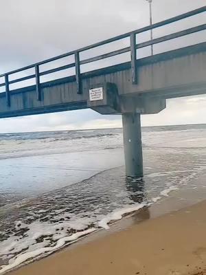 A post by @emmas.lieblingsinsel on TikTok caption: Unbezahlte Werbung. Einmal unter der Seebrücke im Ostseebad Zinnowitz stehen, für viele ein Traum, für mich auch. Kraftvoll steht Sie da und trotzt jedem Sturm. Ein Gefühl von Dankbarkeit und Glück stellt sich bei mir ein. Ich genieße den Moment, denn dieser wird so niemals wiederkommen. Standet ihr auch schon mal unter einer Seebrücke? Und wenn ja, in welchem Ostseebad?  #unbezahltewerbung#zinnowitz#ostseebad#seebrücke#usedom#inselusedom#ostsee#balticsea#strand#beach#urlaub#ostseeurlaub#november 