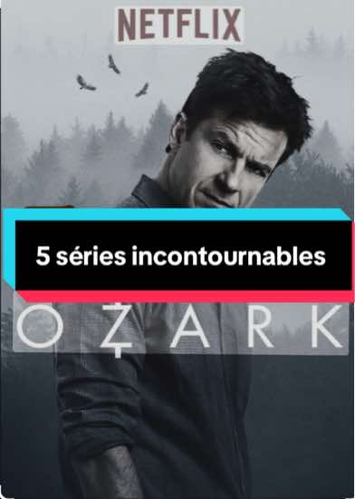 A post by @sucessambition.501 on TikTok caption: 5 séries incontournables !!! 1: Ozark 2: Breaking Bad 3: Narcos 4: Suits 5: Mr Robot #séries #sériesàregarder #sériesnetflix #breakingbad #ozark 