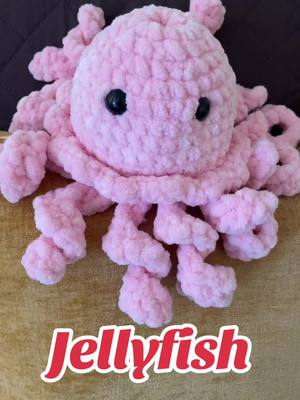 A post by @1stitch2stitchcrochet on TikTok caption: Jellyfish. They came out so cute!#crochetersoftiktok #crochetgay #SmallBusiness #crochet #fyp