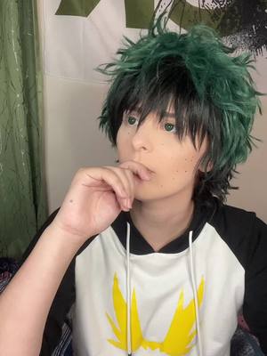 A post by @hy1ia on TikTok caption: Just a bit of work.  #mha #myheroacademia #bnha #bnhacosplay #mhacosplay #deku #izuku #midoriya #izukumidoriya #dekucosplay #bakugou #katsukibakugou #bakugoucosplay #bakudeku #bakudekucosplay #fyp #foryou 