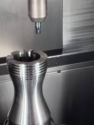 A post by @duplexcnc on TikTok caption: Tauchfräsen #ISCAR #duplexcnc #CNC 