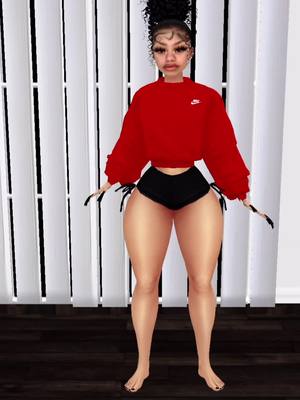 A post by @janecelovepink on TikTok caption: Just Playing Round❤️🖤   @⭐️Phia.Sims⭐️                             #imvu #imvugame #imvutiktok #imvufun #imvuviral #imvufyp #imvudancing #imvulightskins #likecommentsharefollow❤ 