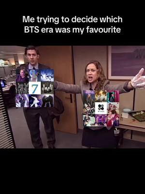 A post by @ramyun03 on TikTok caption: Its so hard to decide theyre all so good :,) #bts #album #music #btsera #btsalbum #bangtan #army #btsarmy #darkandwild #wings #mapofthesoul7 #hyyh 