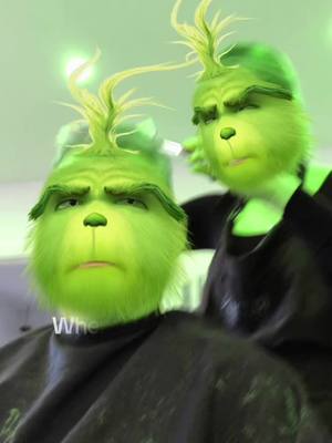 A post by @canadachip on TikTok caption: Gett’n me hair did !!! #grinch #hair #hairstyle #vibe #dadsoftiktok #dancing #omg #lol #fade #christmas 