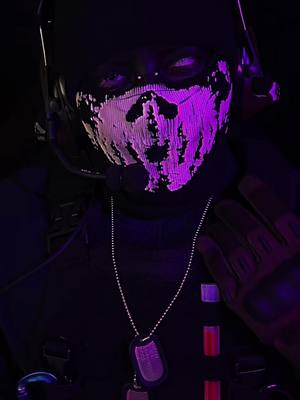 A post by @biblicalkonig on TikTok caption: Showtime. | MDNI 18+ #keeganruss #keeganrusscosplay #keeganrusscod #keeganpruss #cod #codcosplay #maskedmen #maskedman 