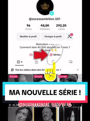 A post by @sucessambition.501 on TikTok caption: Ma Séries Formation Tiktok !  Deviens un CREATEUR de vidéos VIRALES ! (14 Vidéos inédites !) #formationtiktok #sériestiktok #créateurdecontenu 