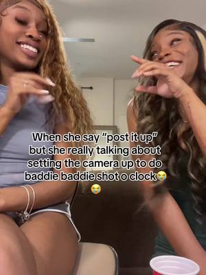 A post by @racquelmicah on TikTok caption: Like girl hurry up and get the setup ready 😂😂😂 @khari 🧚🏽 #fyp #trendingvideo #foryourpage 