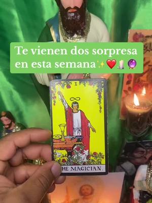 A post by @sanjudastadeo480 on TikTok caption: Te vienen dos sorpresa esta semana✨❤️🤞#tarot #capcut #lecturasdetarot #viral #estadosunidos #newyork #us #parati #norteamerica🇲🇽🇺🇸🇨🇦 #dossorpresas #estasemana #california 