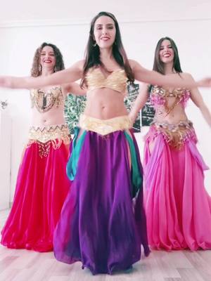 A post by @tharsisbellydance on TikTok caption: @Paula BellyDina @Shahla Sousa #bellydancecompany #bellydance #danzadelvientre #orientaldance #danzaoriental #rakssharki #tiktokbellydance #lovebellydancing #sevilla 