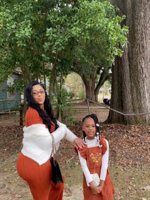 A post by @marylinroze on TikTok caption: #ellamai #daughterlove #thanksgivingvibes 🍁🍁🍁