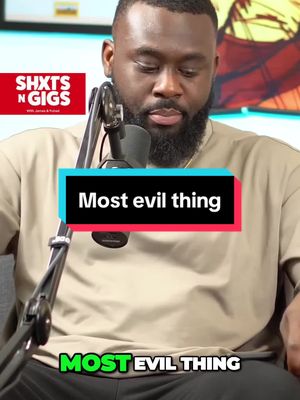 A post by @podcastclips703 on TikTok caption: Most evil thing #shxtsngigs 