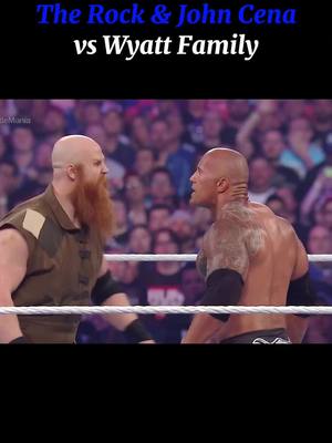 A post by @wwetiktok619 on TikTok caption: The Rock & John Cena vs Wyatt Family🔥🔥🔥#WWE #wwefan #wweraw #wwetiktok #wwesmackdown #johncenawwe #therockwwe #wyattfamilywwe 