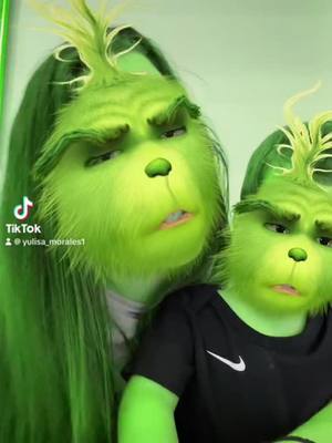 A post by @yulisa_morales1 on TikTok caption: Had to jump on this new grinch trend😂My little man is always dancing #grinchtiktok #newtrend #mommasboy 