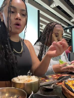 A post by @taejahbaaby on TikTok caption: vegas eats 🤗 #koreanbbq #lasvegas